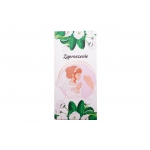 Zaproszenia na komunię "Konwalie dziewczynka" 10 sztuk